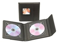 Kenro Professional Double CD Folio black 