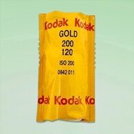 Kodak Gold 200 120 Roll Film (Single 