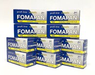 Fomapan 100 120 Roll Film 10 Pack 