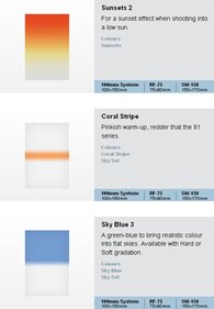 Lee 100mm Sky Resin Filter Set 