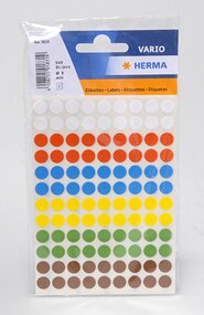 Herma 8mm Colour Dots (540) 
